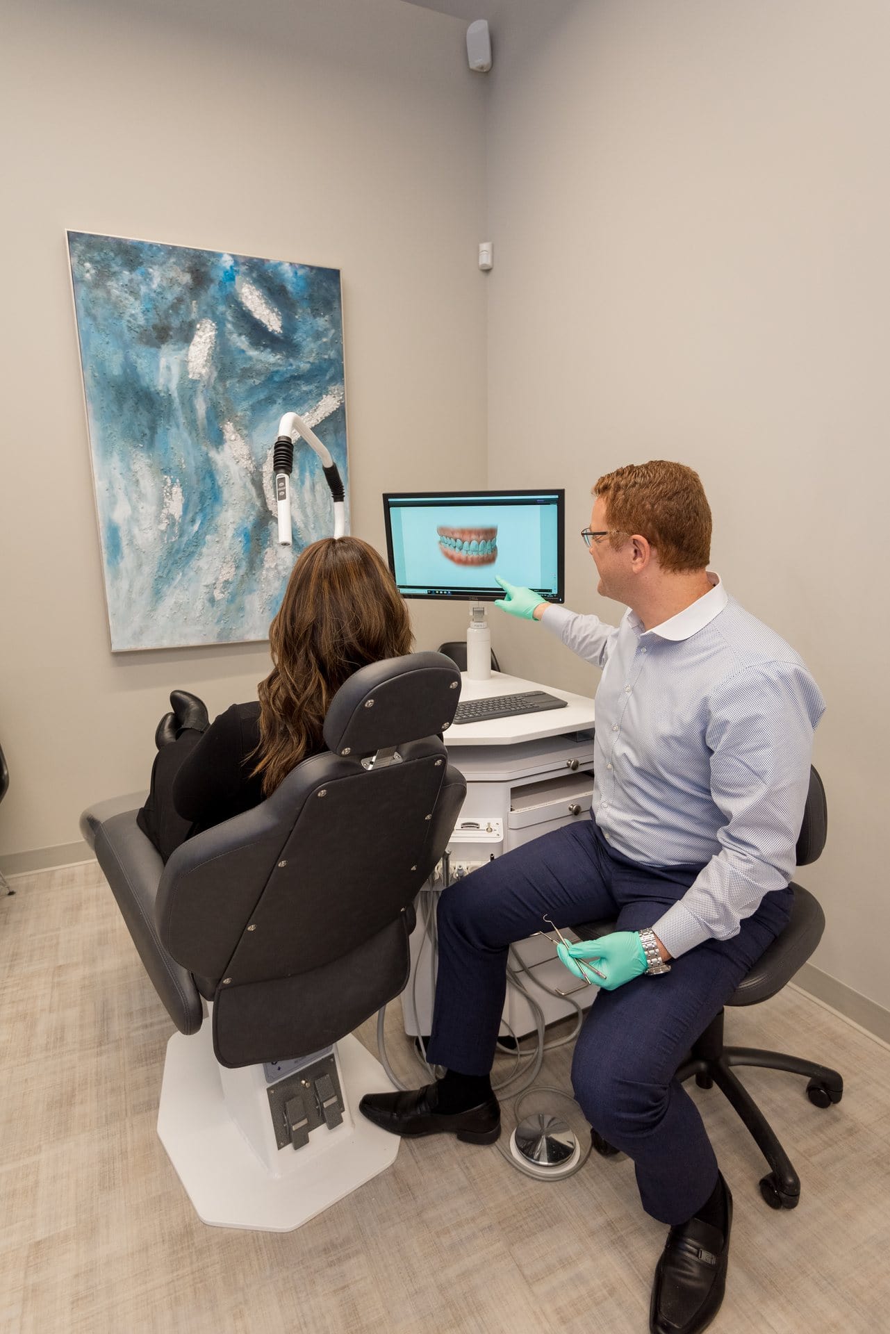 3D digital scan for custom LightForce braces