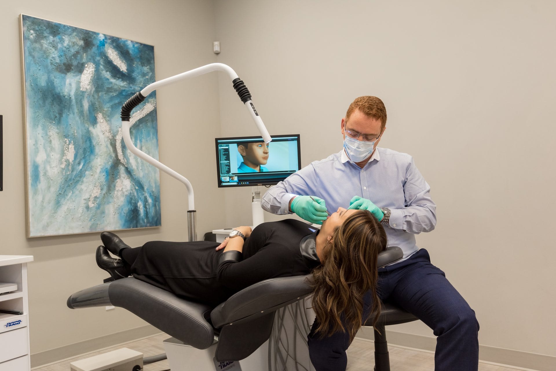 Treatment room with state-of-the-art equipment