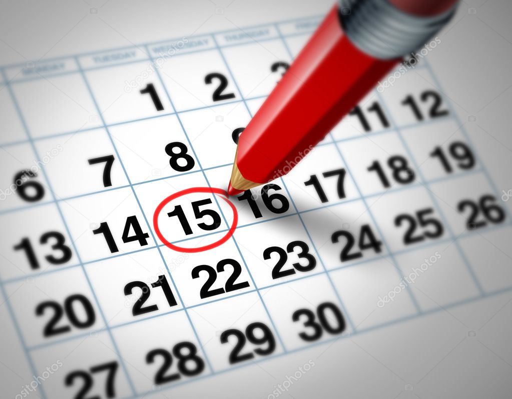 Rendez-vous flexibles - calendrier