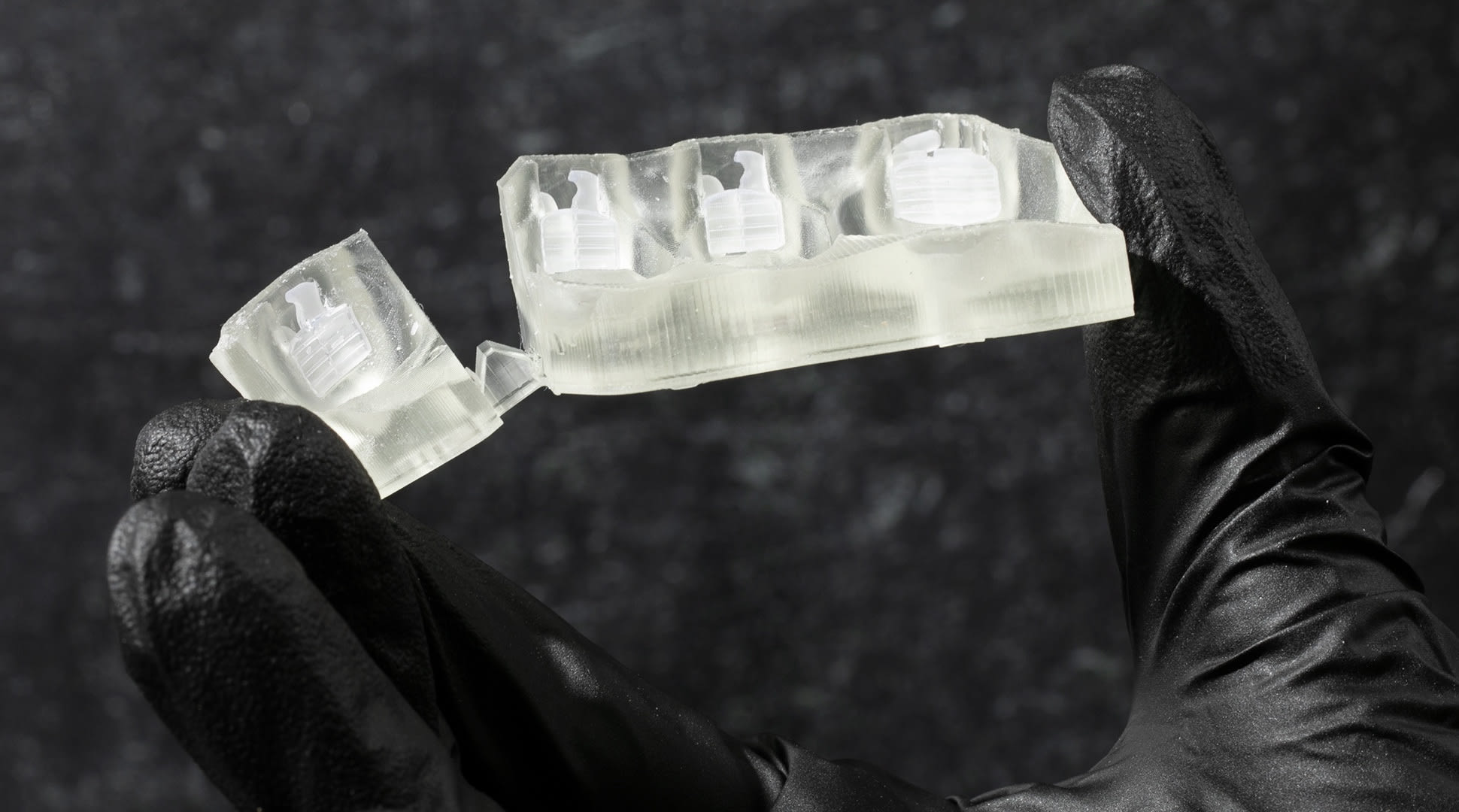 LightTray system for precise LightForce bracket positioning